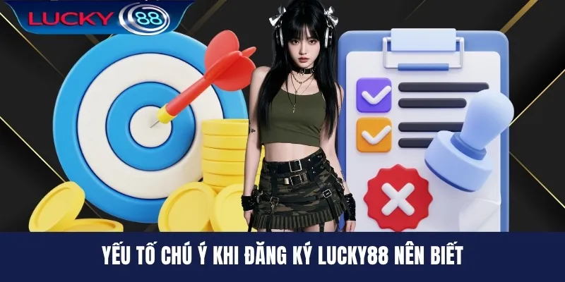 Yếu tố chú ý khi đăng ký LUCKY88 nên biết